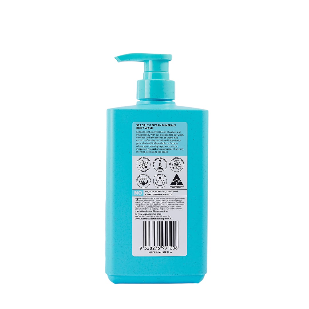 Sea Salt with Ocean Minerals 750ml Body Wash - Image 6