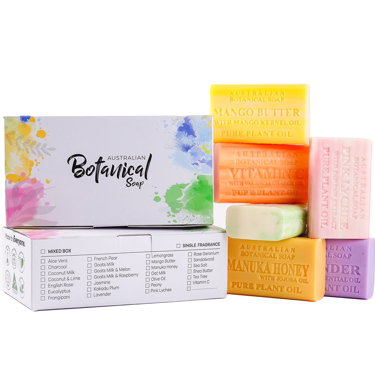 Mixed Box Soap – 6 Pack