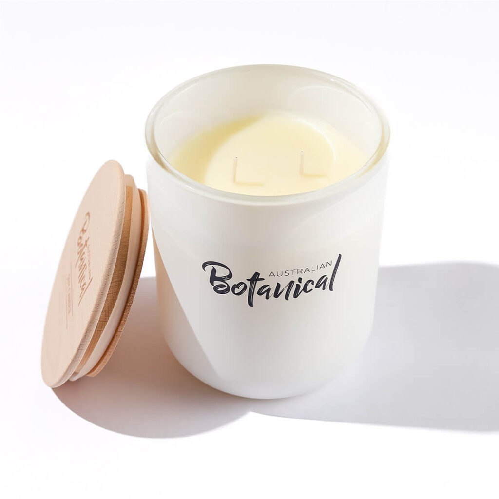 Vanilla Caramel Scented Soy Candle