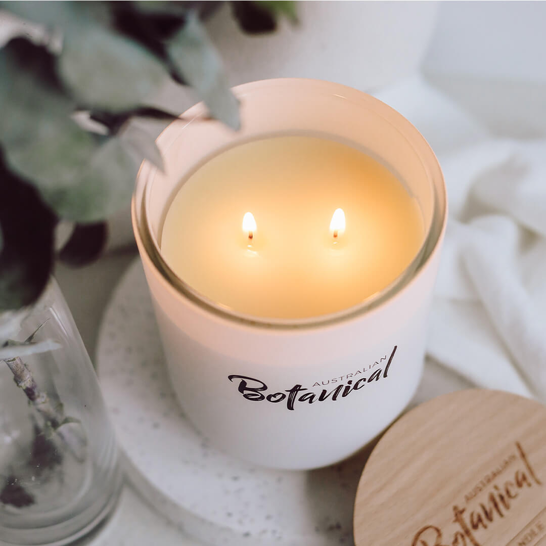 Vanilla Caramel Scented Soy Candle